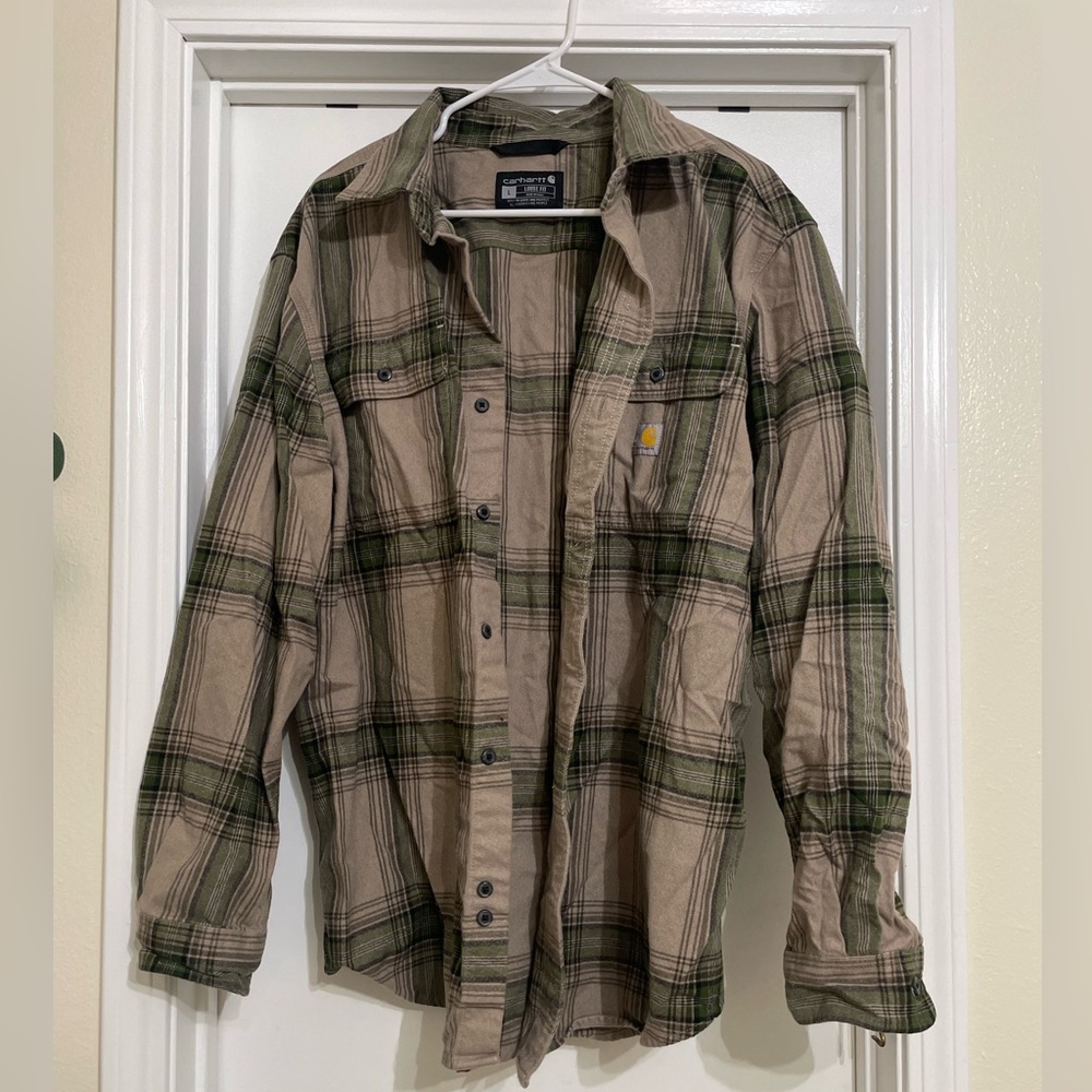 Green Carhartt Flannel